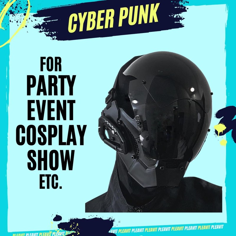 PLEAVIT Cyberpunk Cosplay Helmet