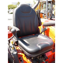 Durafit Seat Covers, Seat Covers for Tractor BX23 KUBOTA Tractors in Sold in Dark Gray Water-Resistant Twill Fabric KU06 D8