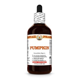 Pumpkin (Cucurbita Pepo L.) Dry Seed Tincture, Made in Hawaii, All Natural, Vegan, Pure Liquid Extract - 4 fl.oz