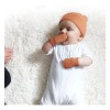 Gorro For Recién Nacido Con Manopla Antiarañazos, Unisex,