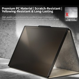 Laptop Case Set for 2025 Legion Pro 7i / 7 Gen 10 Intel/AMD 16" Scratch-Resistant & Drop-Resistant Hard Shell​ Protective Cover (Matte Black)
