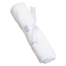 Kissy Kissy - Basic Blanket - White Blue-One Size