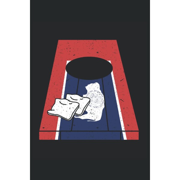 Cornhole: Cornhole Notebook, Medium Ruled, Corn Hole Notebook, 100 Pages,