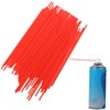 JJUNW 100 Pcs Spray Can Straws, Red Plastic Straws Spray