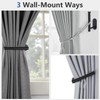 2Pcs Curtain Holdbacks, Screw-in Curtain Tiebacks Curtain Tie Backs Curtain