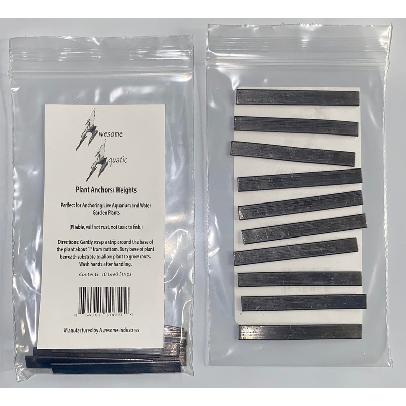 Awesome Aquatic Plant Anchors/Weights Strips Lead Ribbon Live Plants Weight