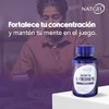 NatGel Treonato de Magnesio con Omega 3 Alta Absorcion, Apoyo