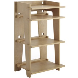 Crosley Furniture Soho Record Player Stand, Media Console with Vinyl Storage, Modern Home Organizer, Natural