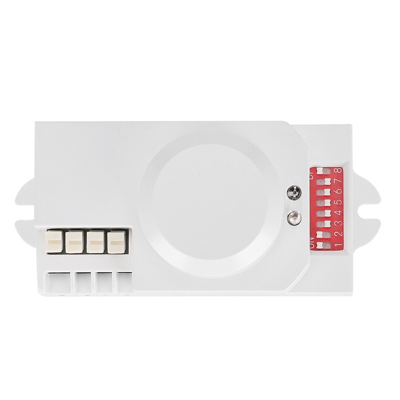 Smart 5.8GHz Microwave Radar Sensor Dial Adjustable Light Dip-Switch Indoor