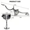 Manual Juicer and Lemon Squeezer, Heavy Duty 0.6L Aluminum Citrus