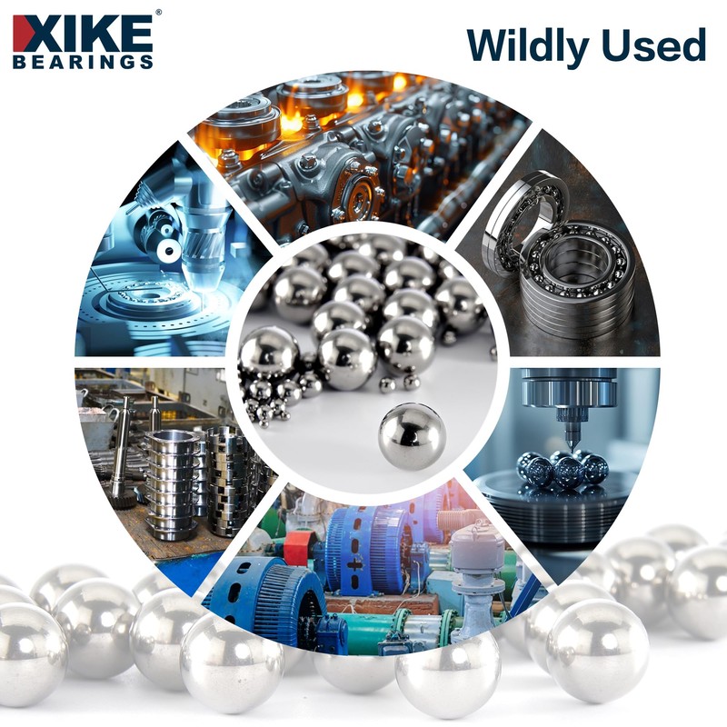 XIKE 6PCS 2" Inch G16 Precision Chrome Steel Bearing Balls