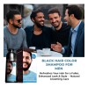 Champú Para Cabello Negro, Gel Para Bigote Y Barba De