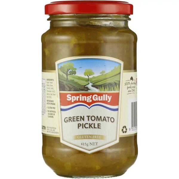 Spring Gully Pickles Green Tomato 415g