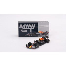 True Scale Miniatures Model Car Compatible with F1 Bull Racing RB18#1 Max Verstappen 2022 Abu Dhabi Grand Prix Winner Limited Edition 1/64 Diecast Model Car MGT00520