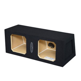 Dual & Single Sealed Sub Box Subwoofer Enclosure Made for Kicker Solo Baric Subs (8" Dual)