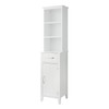 Teamson Home Newport Linen Tower with 3 Open Shelf 1