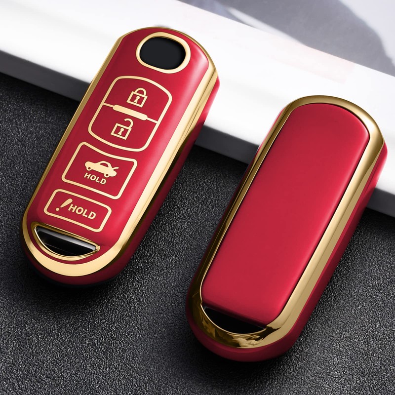 ELOHEI for Mazda Key Fob Cover Case, Compatible with Mazda