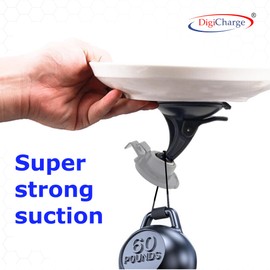 Digicharge - Soporte de ventosa para parabrisas de coche con conector de bola para la mayoría de Garmin Sat NavGPS unidades de parabrisas con ventosa Nuvi, etc.
