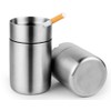 Chingde Stainless Steel Metal Ashtray for Outdoors against Wind for