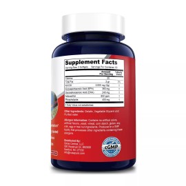 NusaPure Antarctic Krill Oil 2000 mg per serving | 120 Softgels | Omega-3 EPA/DHA