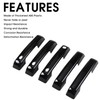 sukemichi Door Handle Covers Trim Rear Door Tailgate Cover for