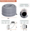 Neorexon Liquid-Tight Conduit 1-1/4 inch 25ft, Electrical Conduit w/UL Certification,
