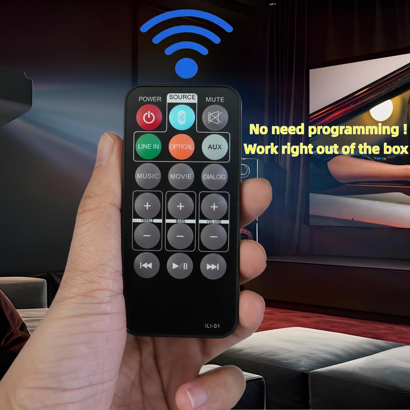 Replacement Remote Control for iLive Soundbar Sound Bar Audio System