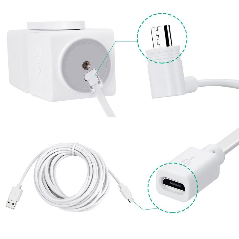 3-Pack Extension Cable for WYZE Cam Pan V3 Camera, 90