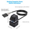 Power Switch for Desktop Computers PC Power Button External Desktop