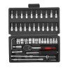 Unbranded 46 Piece 1/4" Drive Socket Wrench Ratchet Driver Set