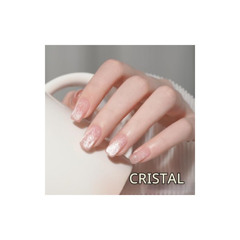 GAOY - Esmalte de uñas en gel Cat Eye, holográfico