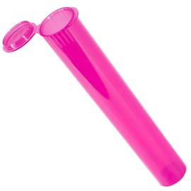 RVTUS Doob Tube - 109 MM, 50 Pack, Squeeze Top, Child Proof and Air-Tight Lid, Eco-Friendly BPA-Free Plastic Pre-Roll Container (Pink)