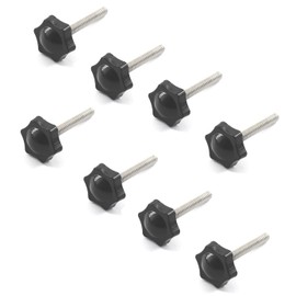8Pcs M8x40mm Stainless Steel Thread Replacement Star Hand Knob Tightening Thumb Screw Hand Tightening Knob Screw