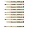 PIGMA MICRON Sakura Fineliner Brush Set of 9 + 1