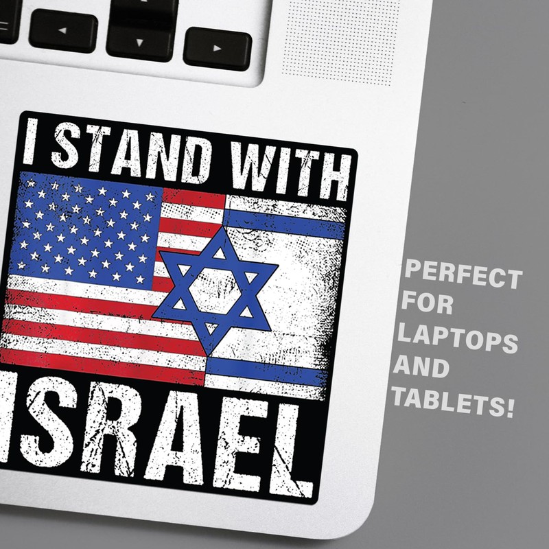 Support Israel: Vinyl Decal Stickers for Advocates and Allies (Flags