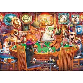 Trefl de Noche de Juegos 1086 Piezas Rompecabezas 10 Formas Ocultas 68x48 cm Impresión de Alta Calidad, Puzzle DIY, Diversión Creativa, Puzzle