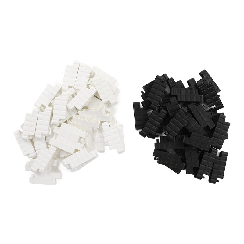 60pcs RC Car Barrier Black White RC Car Race Track