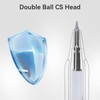 MengRan 10 Pcs Gel Pen Refills,0.5mm Tip Fine Point,Quick Drying