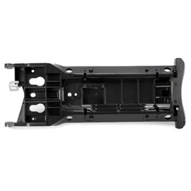 HECASA Center Console Lid Armrest Sliding Mechanism Compatible with 2006-2011 Honda Civic ABS Plastic Black