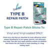 TEAR-AID Vinyl Repair Kit, Type B Clear Patch for Vinyl-Coated