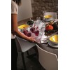 Guzzini - Tiffany Round Tray - Transparent, Diameter 35.6 x