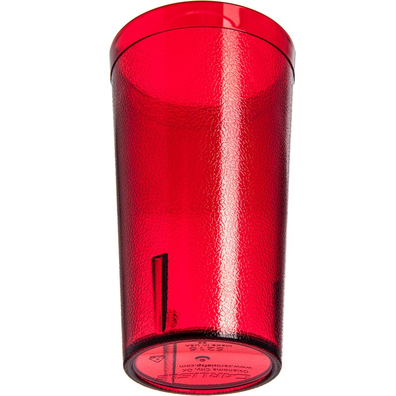 Carlisle FoodService Products Stackable Tumbler Plastic Tumbler for Restaurants, Catering,