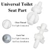 Toilet Seat Replacement Kit Made of Plastic, Toilet Seat Bolts