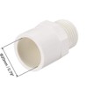 TOP-VIGOR 20Pcs PVC Pipe Fitting, 20mm Slip X G1/2 Male
