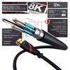 CSL- Ultra HD 4K HDMI Cable White/Red/Black V2 Single Black