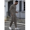 KUYIGO Men's Tracksuits Long Sleeve 2 Piece Set Quarter Zip