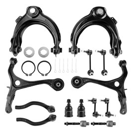 KAC 14Pcs Front Upper Lower Control Arm with Ball Joint Assembly Suspension Kit for Accord 03-07 EX/LX/DX/SE/Special Edition/Value Package/LX Special Edition,TSX 04-08 Auto Parts