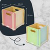 HMF Wooden Storage Box | Fits Bookshelves | 25 x