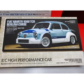 TAMIYA 1/10 Fiat Abarth 1000 TCR Berlina Corse MB-01 TAM58721A Cars Elec Kit 1/10 On-Road