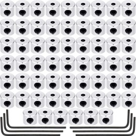 Leinuosen 60 Pieces Pin Keepers Locking Clasp Pin Backs Replacement with Wrench (Silver Color, 6 x 5 mm)